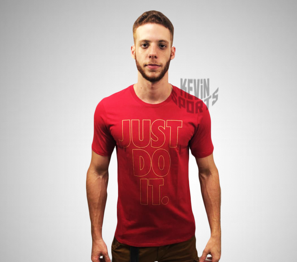 Camisa Nike - Just do It - Vermelha - Kevin Sports