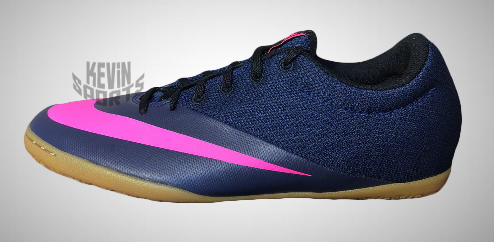Chuteira Nike Mercurial X Pro IC Futsal - Preto e Rosa 725244-446