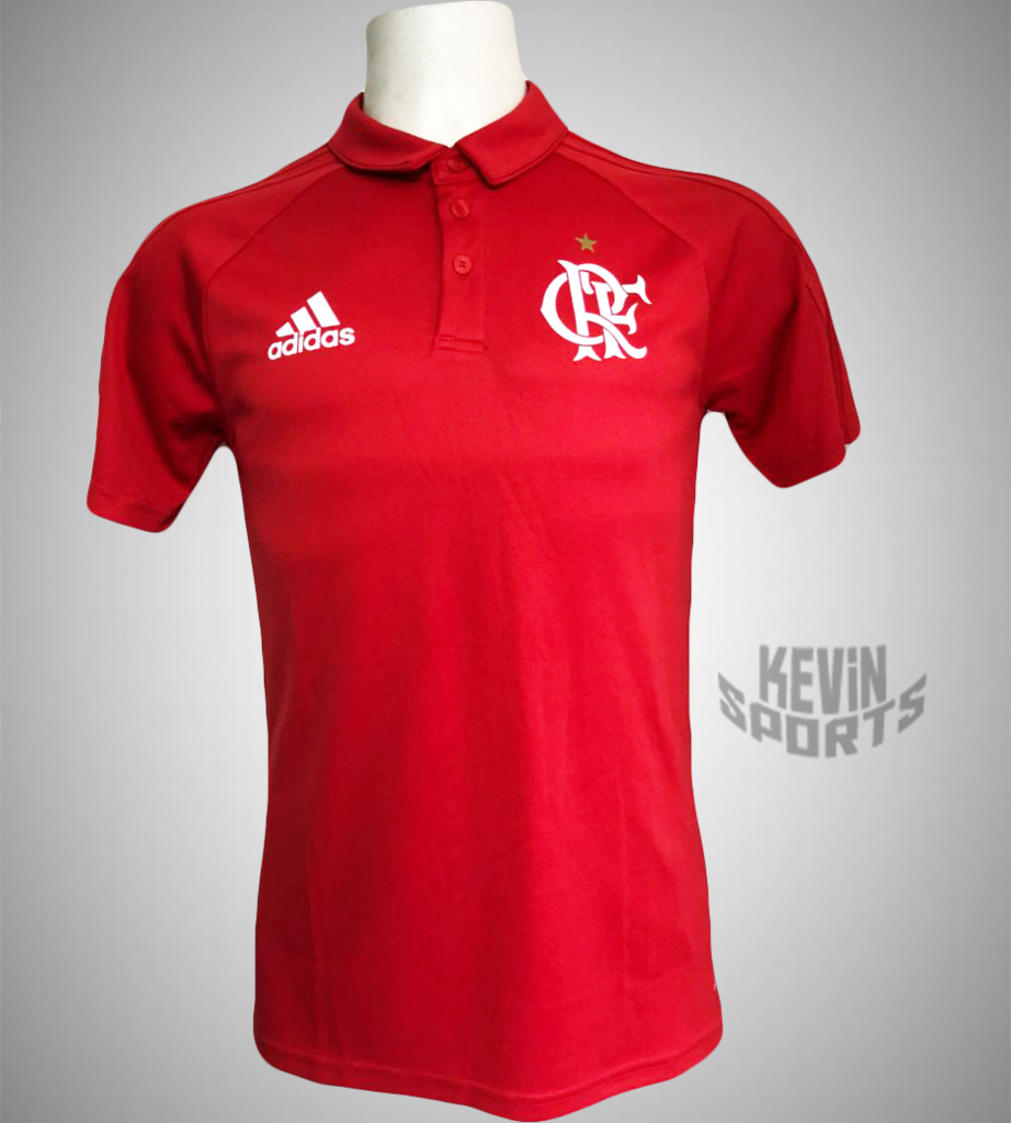 camisa do flamengo gola polo vermelha