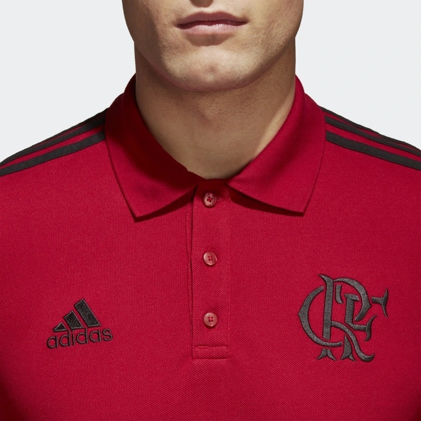 camisa polo adidas flamengo 3s