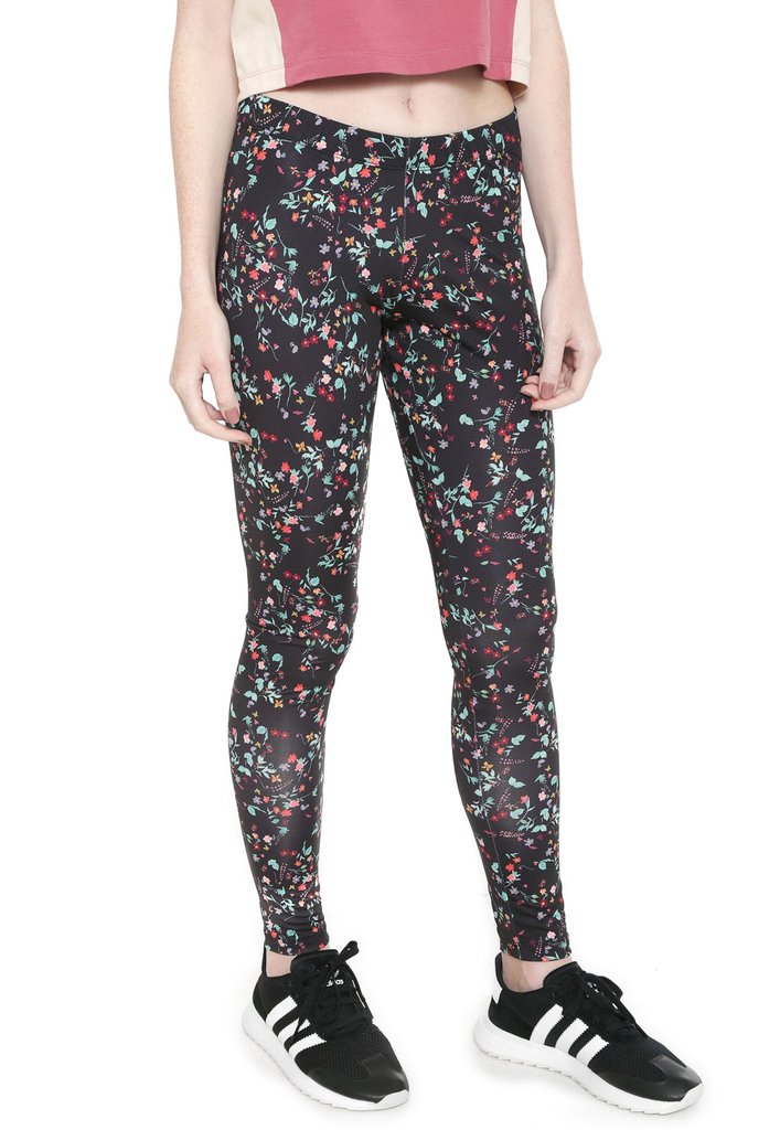 calca adidas floral