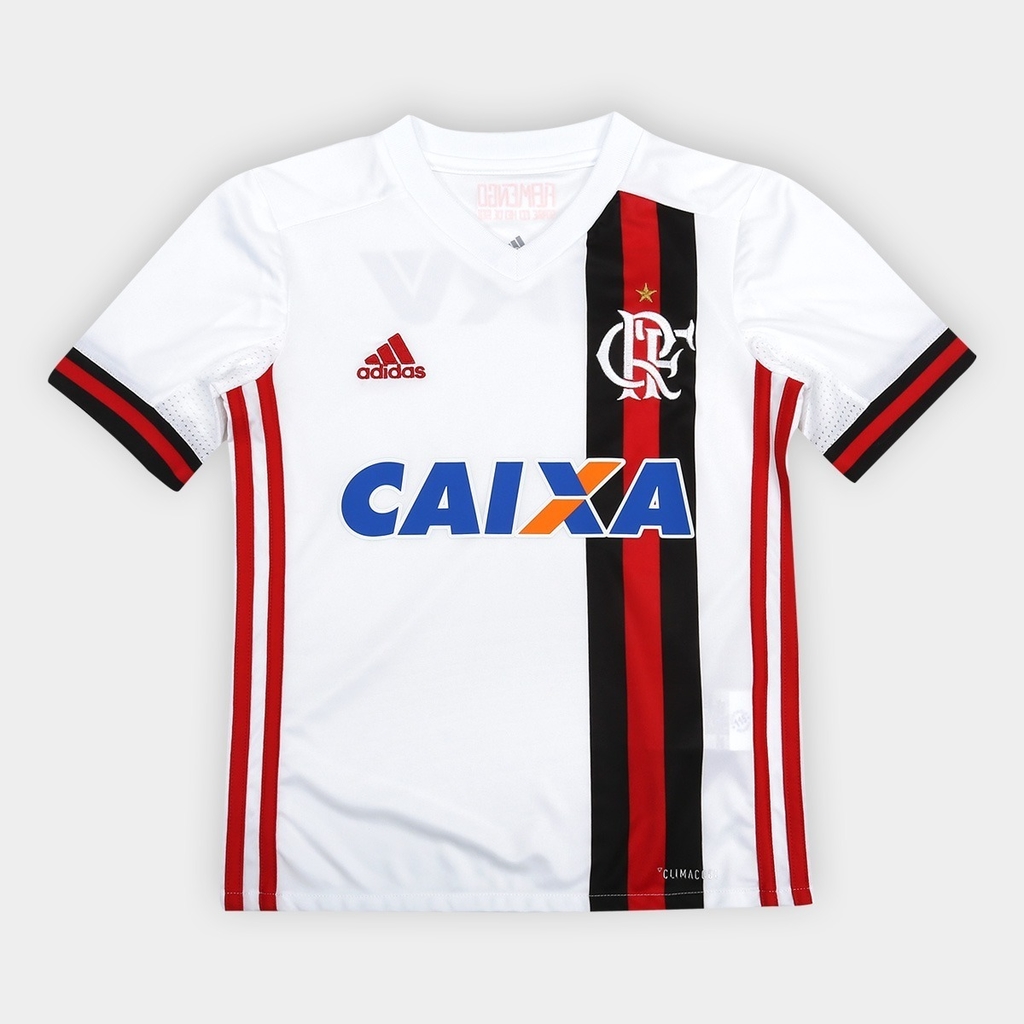 Camisa Infantil Flamengo Adidas II 2017 2018 CZ2326