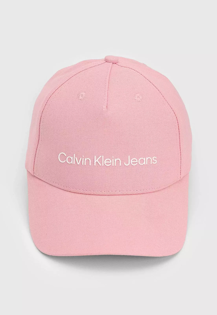 Boné Calvin Klein Aba Curva 5 Gomos Sarja Logo Rosa Pink- CKJF1000B-0441