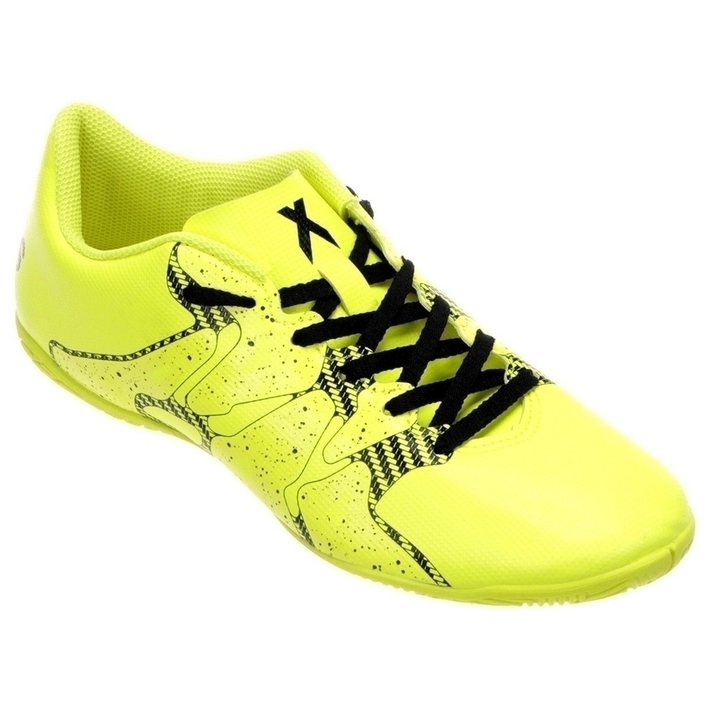 Chuteira Adidas X 15.4 IN Futsal - Amarelo Neon B26935
