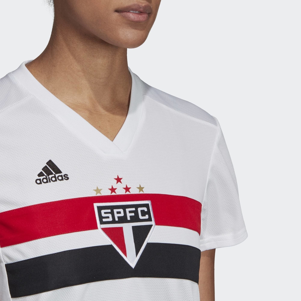 Camisa São Paulo Feminina Adidas I 2019/20 DZ5633