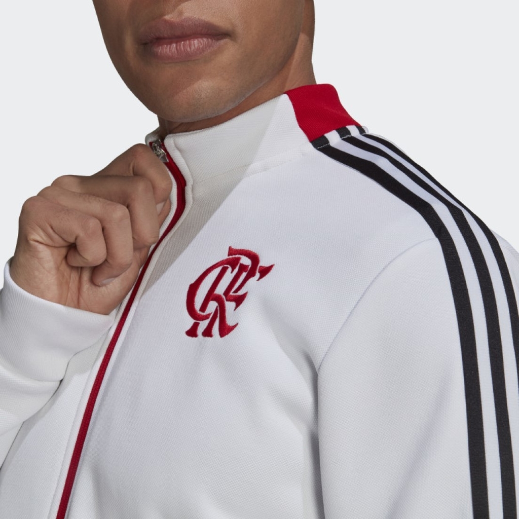 Jaqueta Hino Flamengo Adidas Branca GR4292