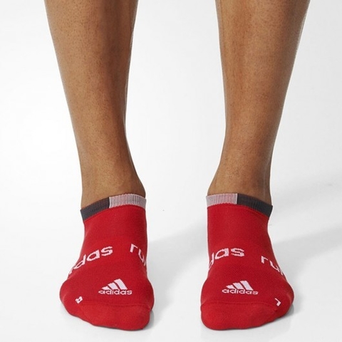 Meia Adidas Corrida Leve Vermelho - AX8830 na internet
