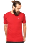 Camiseta Nike Dri-Fit Miler Vermelha 872021-602