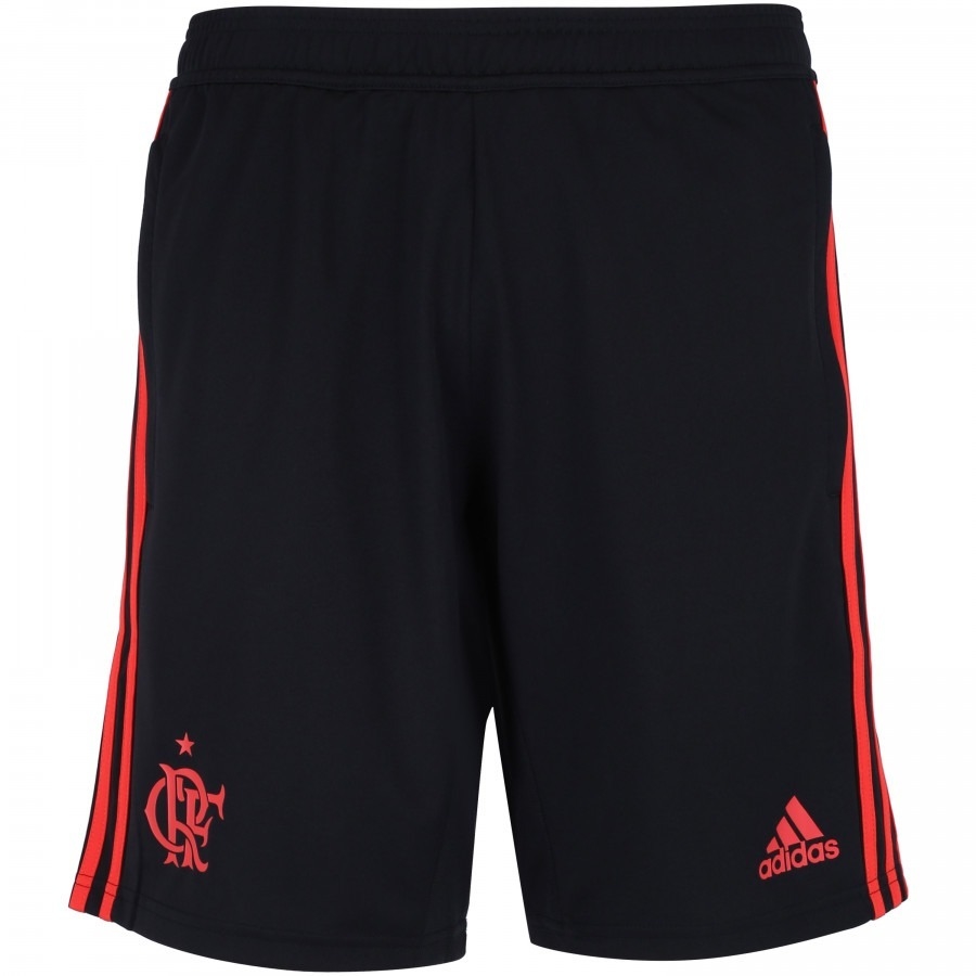 Short de Treino Flamengo Adidas 2018 Com Bolso