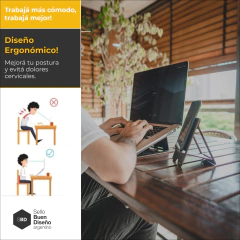 FlipBook 15" - Soporte Notebook Diseño Portátil y Plegable - tienda online