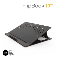 FlipBook 17" - Soporte Notebook Diseño Portátil y Plegable