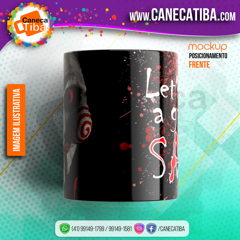 caneca jigsaw jogos mortais