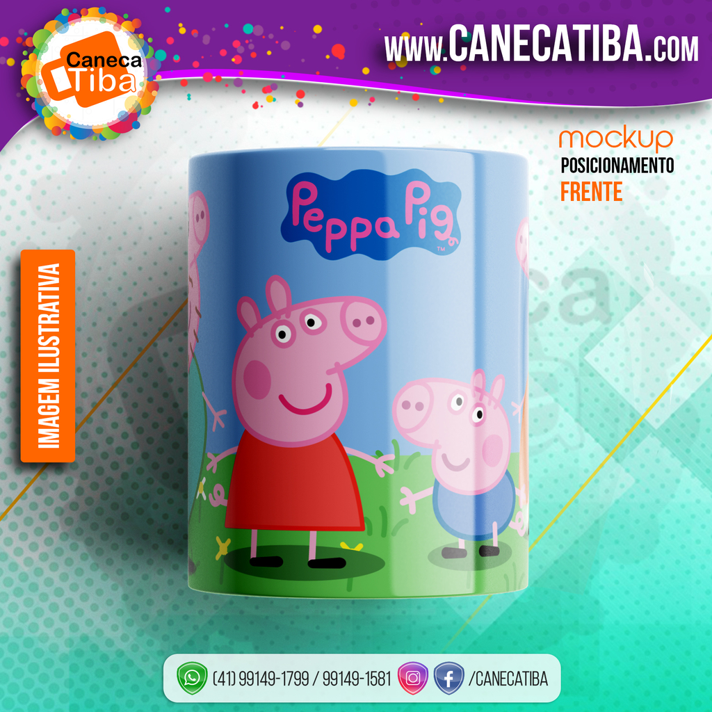 Casinha Peppa Pig por R$6,00