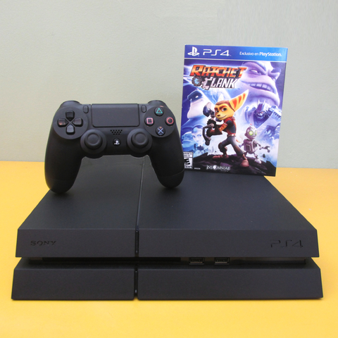 Playstation 4 Ps4 Fat 1 Controle Original + Jogo Grátis - Escorrega o Preço