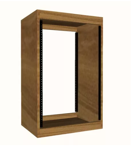 Rack 16u Para Estudio Padrao Madeirado Freijó. Home Studio MLZ