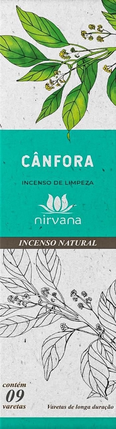 Incenso Natural Nirvana Cânfora - comprar online