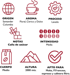 Café en Grano Colombia - 250 g - comprar online