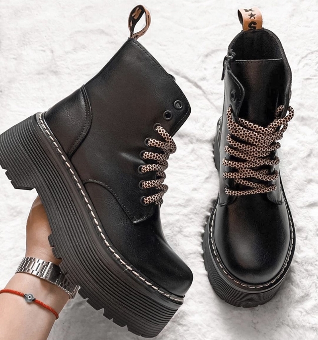 Borcegos MARTENS (dos en uno) - Cattleya Shoes