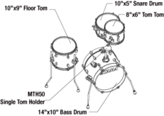 Batería Tama Club-JAM Flyer Kit - comprar online