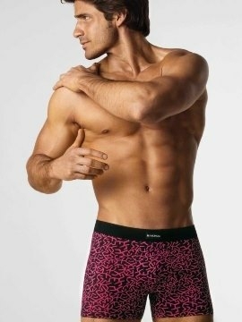 BOXER HOMBRE ALGODON Y LYCRA ESTAMPADO LINEAS (E4-2073)
