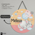 Placa Flâmula "Porta Maternidade" - Elefantinha Balões - comprar online