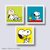 conjunto de quadrinhos Snoopy e Charlie Brown