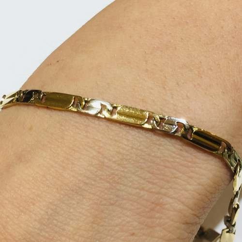 Pulsera Oro 18k 22cm 10 Gramos Hombre