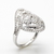 Anillo Oro Blanco 18 Kts Diamantes AND068