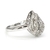 Anillo Oro Blanco 18 Kts Diamantes AND209 - tienda online