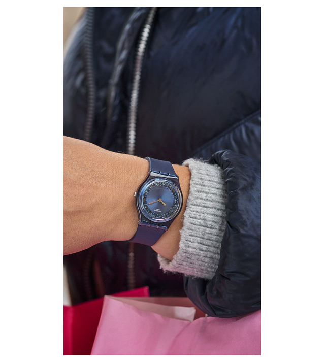Reloj Swatch Sideral Blue GN269 Original Agente Oficial