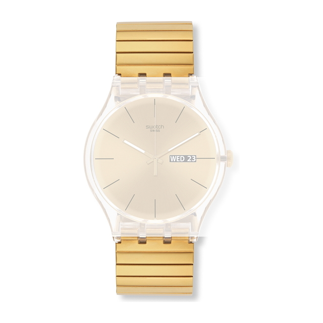 Correa Malla Reloj Swatch Dazzling Ligth SUOK702B | ASUOK702B Large