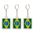 Chaveiro Do Brasil Copa 3x4 - 12 Unidades - loja online