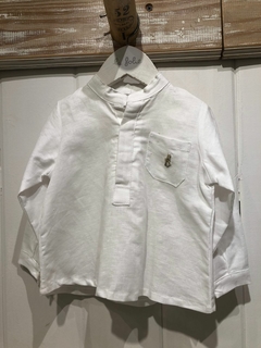 Camisa Mao lino blanca