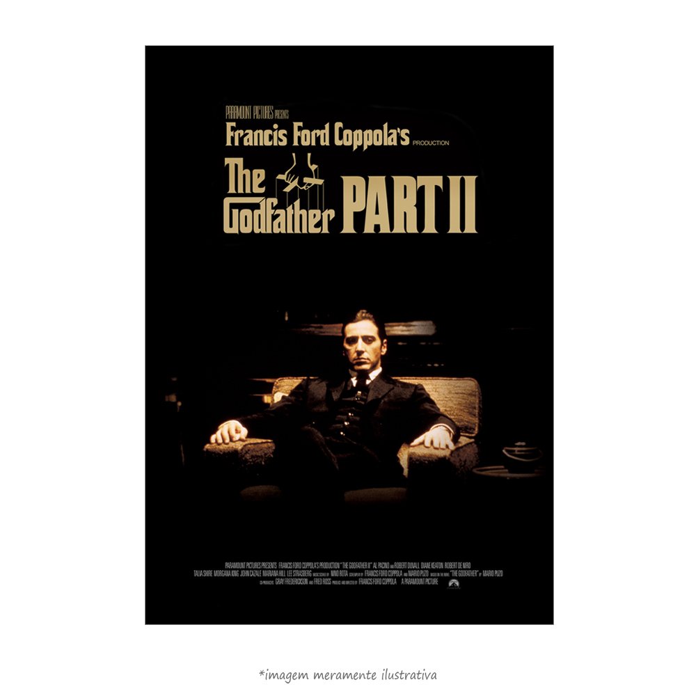 Poster O Poderoso Chefão II, no QueroPosters.com
