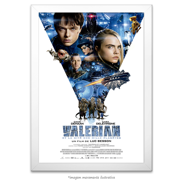Poster Valerian e a Cidade dos Mil Planetas