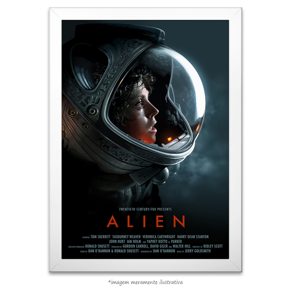 Poster Alien O Oitavo Passageiro Ilustracao Queroposters Com
