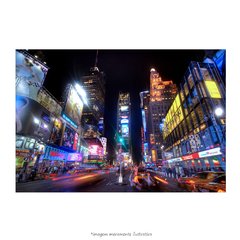 Poster Times Square, Noite - QueroPosters.com