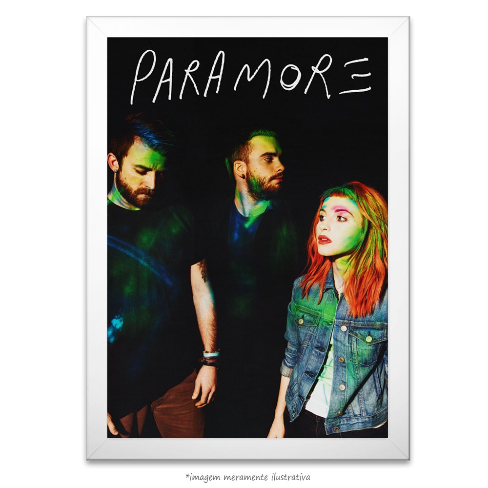 Poster Paramore, no QueroPosters.com