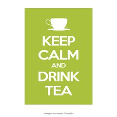 Poster Keep Calm and Drink Tea - QueroPosters.com