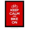 Poster Keep Calm And Bike On