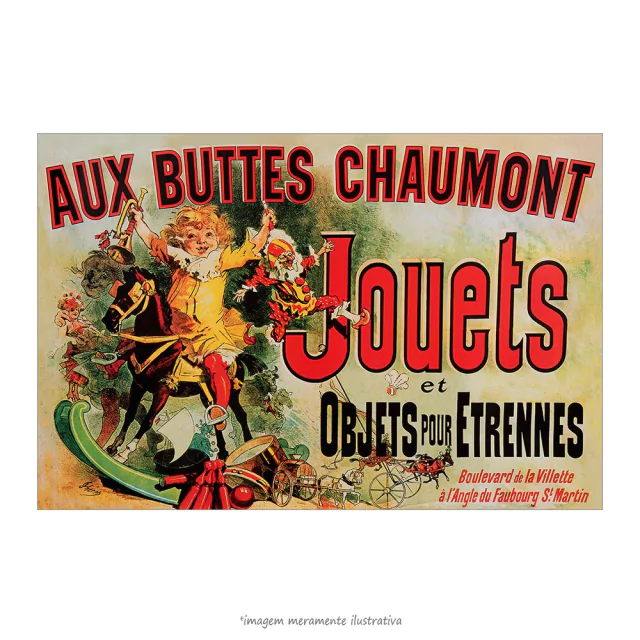Poster da Série Friends - Aux Buttes Chaumont Jouets et Objets Pour Etrennes