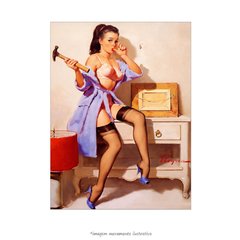 Poster Pin-up Girl: The Wrong Nail - QueroPosters.com