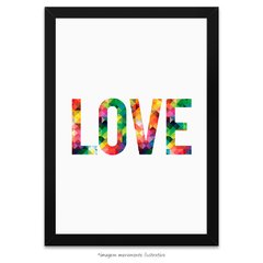 Poster LOVE - Abstract Geometric - comprar online
