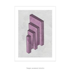 Poster Twisted Sides - Ilusão de Ótica Geométrica - loja online