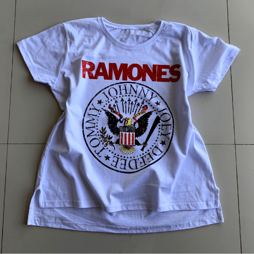 remera ramones mujer