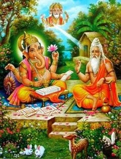 Quadro Decorativo Hinduismo - Ganesha