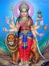 Quadro Decorativo Hinduismo - Parvati Deusa do Amor