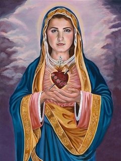 Quadro Decorativo Virgem Maria
