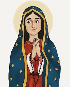 Quadro Decorativo Virgem Maria