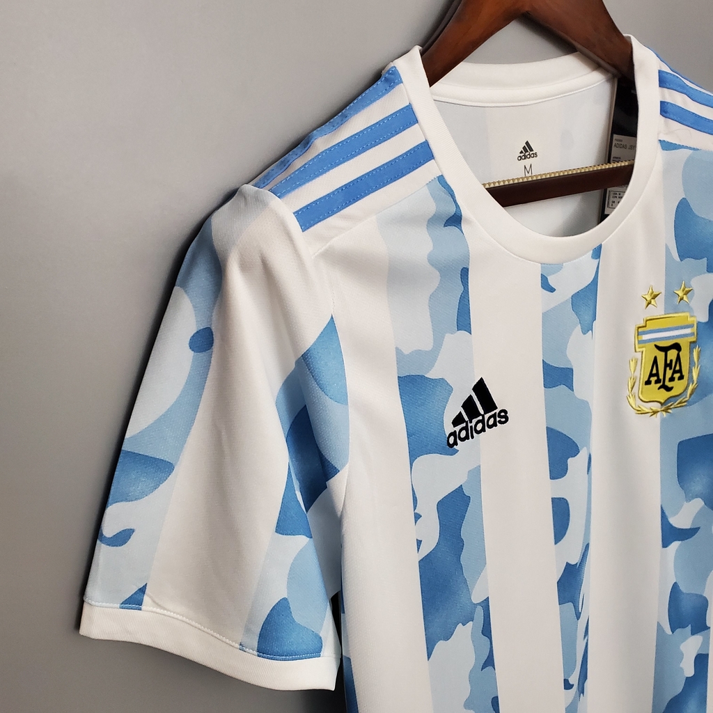 Camisa Selecao Argentina Home 20 21 Dm Imports